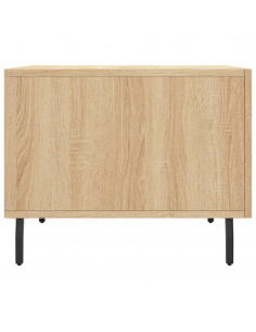 Tavolino da Salotto Rovere Sonoma 50x50x40 cm Legno Multistrato 2