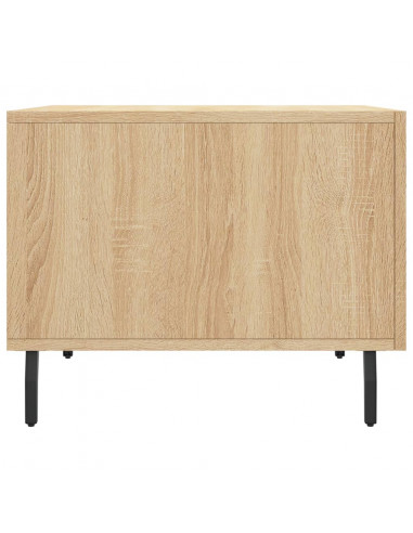 Tavolino da Salotto Rovere Sonoma 50x50x40 cm Legno Multistrato