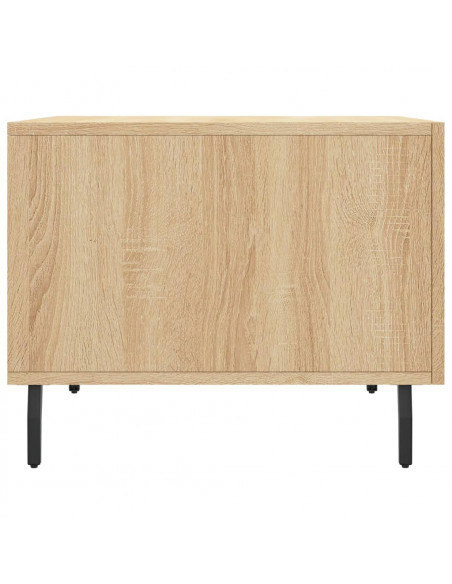 Tavolino da Salotto Rovere Sonoma 50x50x40 cm Legno Multistrato