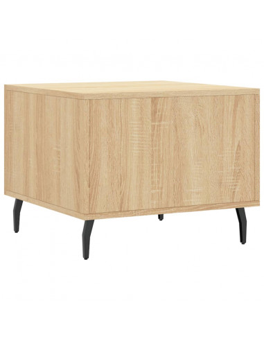 Tavolino da Salotto Rovere Sonoma 50x50x40 cm Legno Multistrato