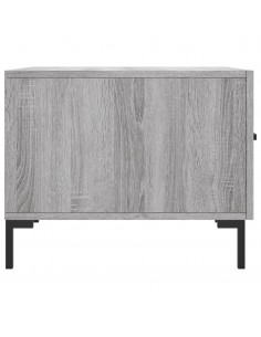 Tavolino da Salotto Grigio Sonoma 50x50x40 cm Legno Multistrato 2