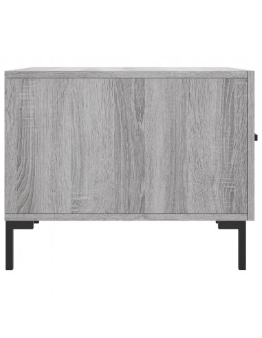 Tavolino da Salotto Grigio Sonoma 50x50x40 cm Legno Multistrato