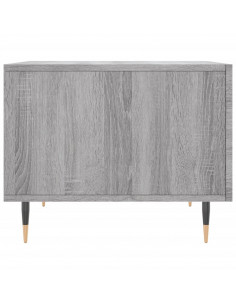 Tavolino da Salotto Grigio Sonoma 50x50x40 cm Legno Multistrato 2