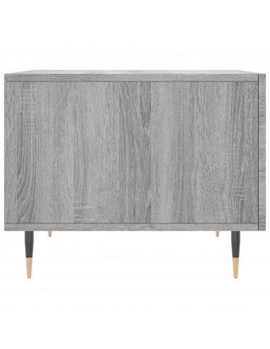 Tavolino da Salotto Grigio Sonoma 50x50x40 cm Legno Multistrato