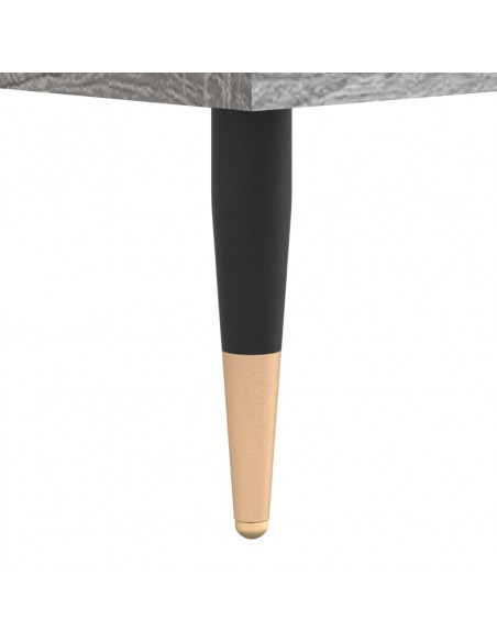 Tavolino da Salotto Grigio Sonoma 50x50x40 cm Legno Multistrato