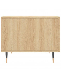 Tavolino da Salotto Rovere Sonoma 50x50x40 cm Legno Multistrato 2