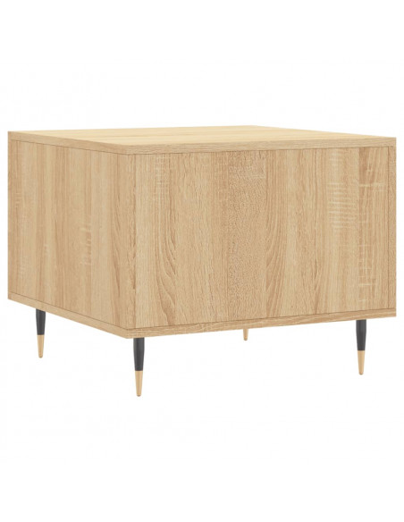 Tavolino da Salotto Rovere Sonoma 50x50x40 cm Legno Multistrato