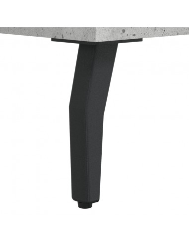 Panca Porta Scarpe Grigio Cemento 102x35x55cm Legno Multistrato