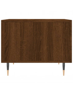 Tavolino da Salotto Rovere Marrone 50x50x40cm Legno Multistrato 2