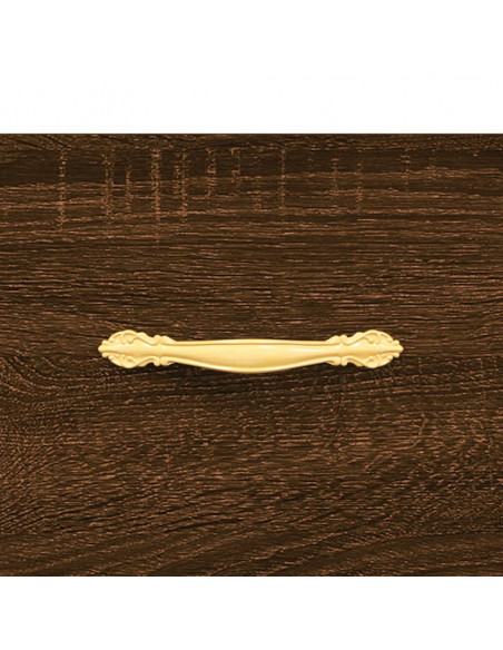 Tavolino da Salotto Rovere Marrone 50x50x40cm Legno Multistrato