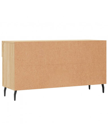 Panca Porta Scarpe Rovere Sonoma 102x35x55 cm Legno Multistrato