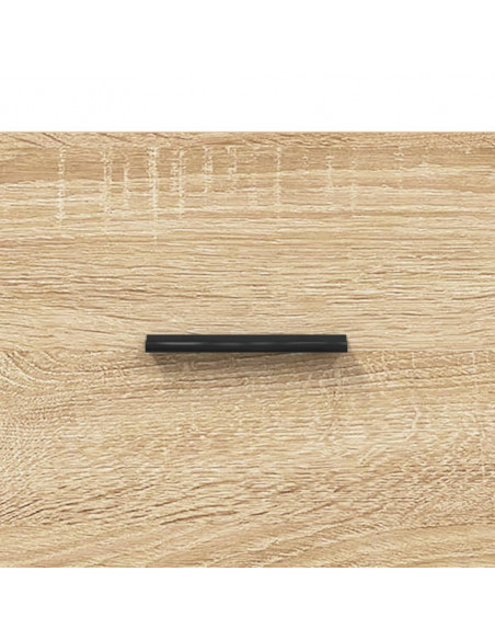 Panca Porta Scarpe Rovere Sonoma 102x35x55 cm Legno Multistrato