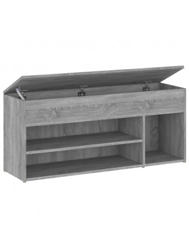 Scarpiera Grigio Sonoma 105x30x45 cm in Legno Multistrato