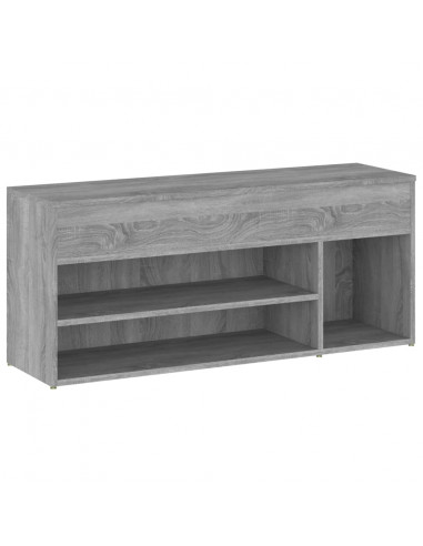 Scarpiera Grigio Sonoma 105x30x45 cm in Legno Multistrato