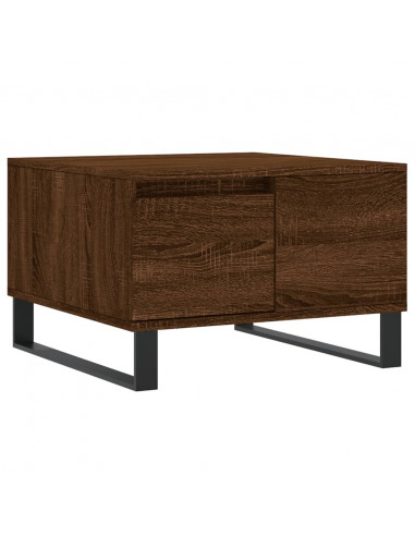 Tavolino da Salotto Rovere Marrone 55x55x36,5 cm in Multistrato