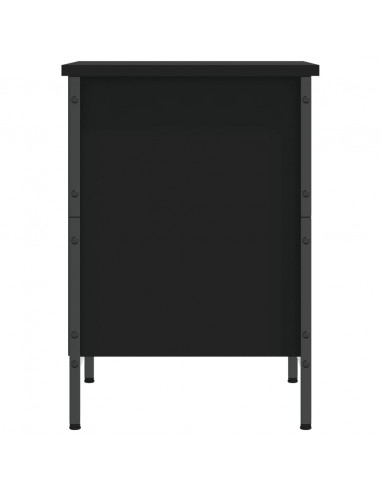 Scarpiera Nera 38x35x50 cm in Legno Multistrato