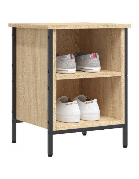 Scarpiera Rovere Sonoma 38x35x50 cm in Legno Multistrato