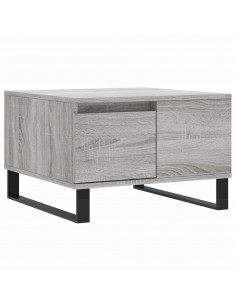 Tavolino Salotto Grigio Sonoma 55x55x36,5 cm Legno Multistrato 2