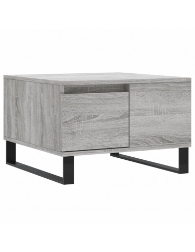 Tavolino Salotto Grigio Sonoma 55x55x36,5 cm Legno Multistrato