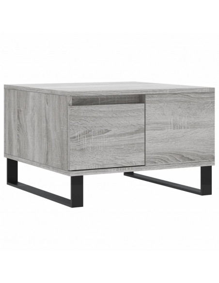 Tavolino Salotto Grigio Sonoma 55x55x36,5 cm Legno Multistrato
