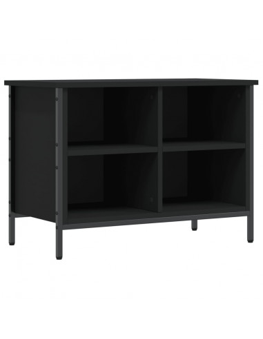 Scarpiera Nera 69x35x50 cm in Legno Multistrato