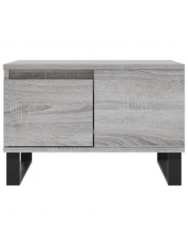 Tavolino Salotto Grigio Sonoma 55x55x36,5 cm Legno Multistrato