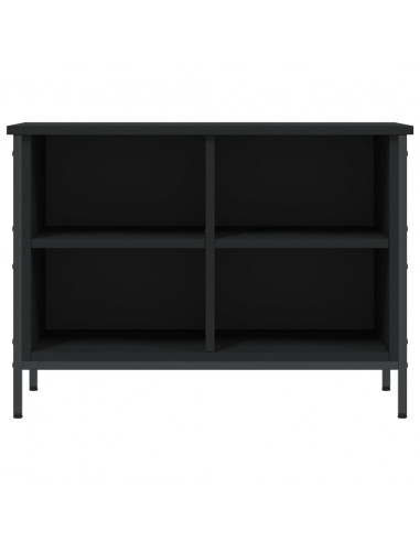 Scarpiera Nera 69x35x50 cm in Legno Multistrato