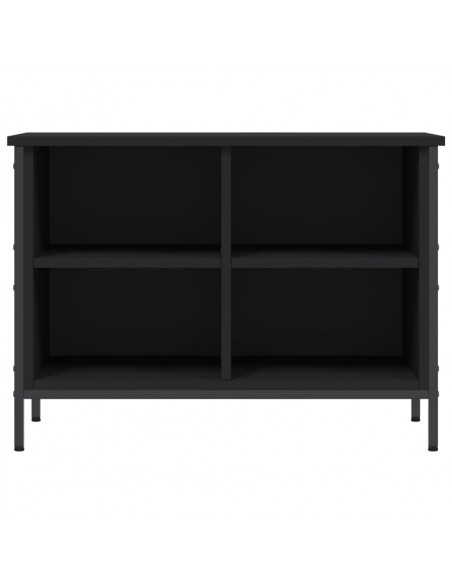 Scarpiera Nera 69x35x50 cm in Legno Multistrato