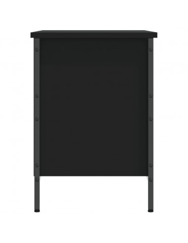 Scarpiera Nera 69x35x50 cm in Legno Multistrato