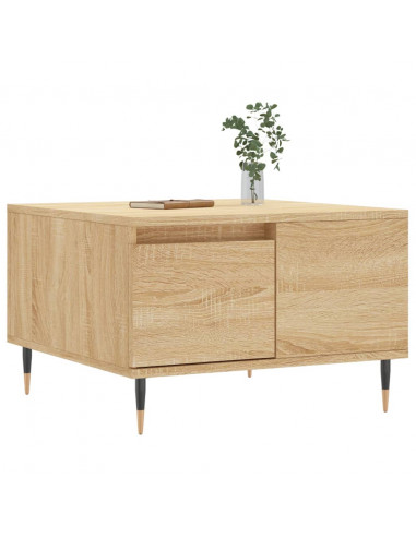 Tavolino Salotto Rovere Sonoma 55x55x36,5 cm Legno Multistrato