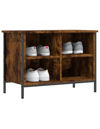 Scarpiera Rovere Fumo 69x35x50 cm in Legno Multistrato
