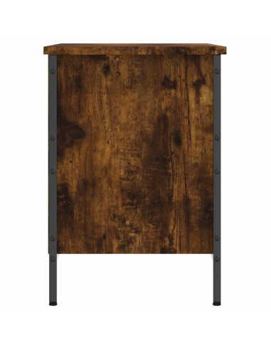 Scarpiera Rovere Fumo 69x35x50 cm in Legno Multistrato