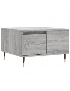 Tavolino Salotto Grigio Sonoma 55x55x36,5 cm Legno Multistrato 2