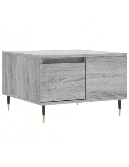 Tavolino Salotto Grigio Sonoma 55x55x36,5 cm Legno Multistrato