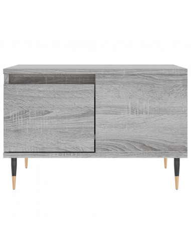 Tavolino Salotto Grigio Sonoma 55x55x36,5 cm Legno Multistrato