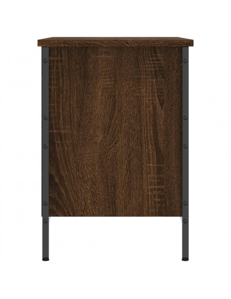 Scarpiera Rovere Marrone 69x35x50 cm in Legno Multistrato