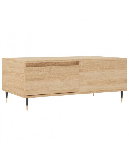 Tavolino Salotto Rovere Sonoma 90x50x36,5 cm Legno Multistrato