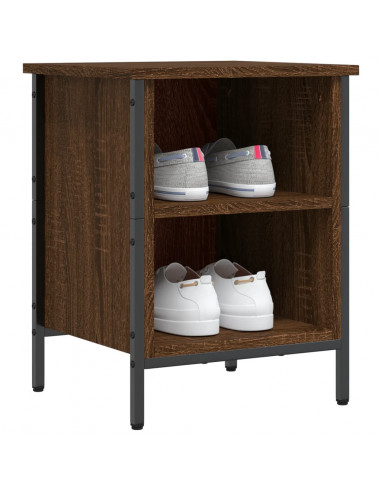 Scarpiera Rovere Marrone 38x35x50 cm in Legno Multistrato
