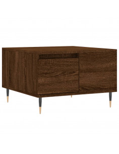 Tavolino da Salotto Rovere Marrone 55x55x36,5 cm in Multistrato 2