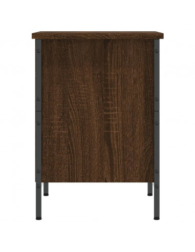 Scarpiera Rovere Marrone 38x35x50 cm in Legno Multistrato