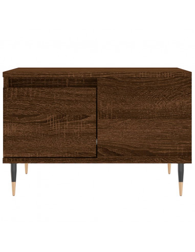 Tavolino da Salotto Rovere Marrone 55x55x36,5 cm in Multistrato