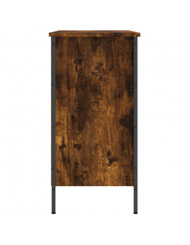 Scarpiera Rovere Fumo 100x35x70 cm in Legno Multistrato