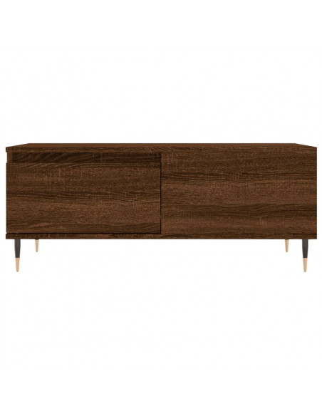 Tavolino da Salotto Rovere Marrone 90x50x36,5 cm in Multistrato