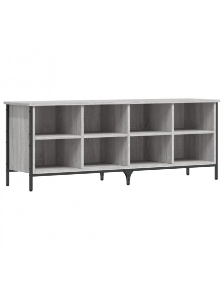 Scarpiera Grigio Sonoma 131x35x50 cm in Legno Multistrato