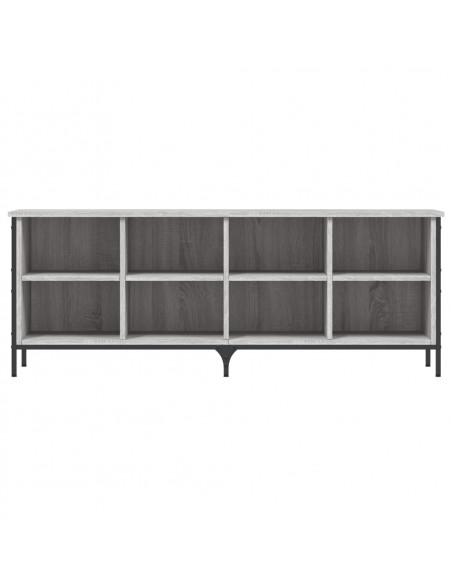 Scarpiera Grigio Sonoma 131x35x50 cm in Legno Multistrato