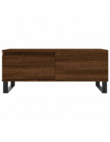 Tavolino da Salotto Rovere Marrone 90x50x36,5 cm in Multistrato