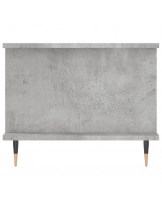 Tavolino da Salotto Grigio Cemento 90x50x40cm Legno Multistrato 2