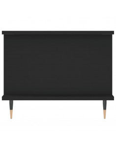 Tavolino da Salotto Nero 90x50x40 cm in Legno Multistrato 2