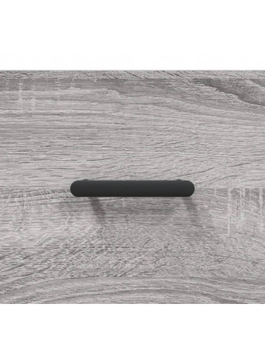 Panca Porta Scarpe Grigio Sonoma 102x35x55 cm Legno Multistrato