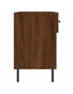 Panca Porta Scarpe Rovere Marrone 102x35x55cm Legno Multistrato 2